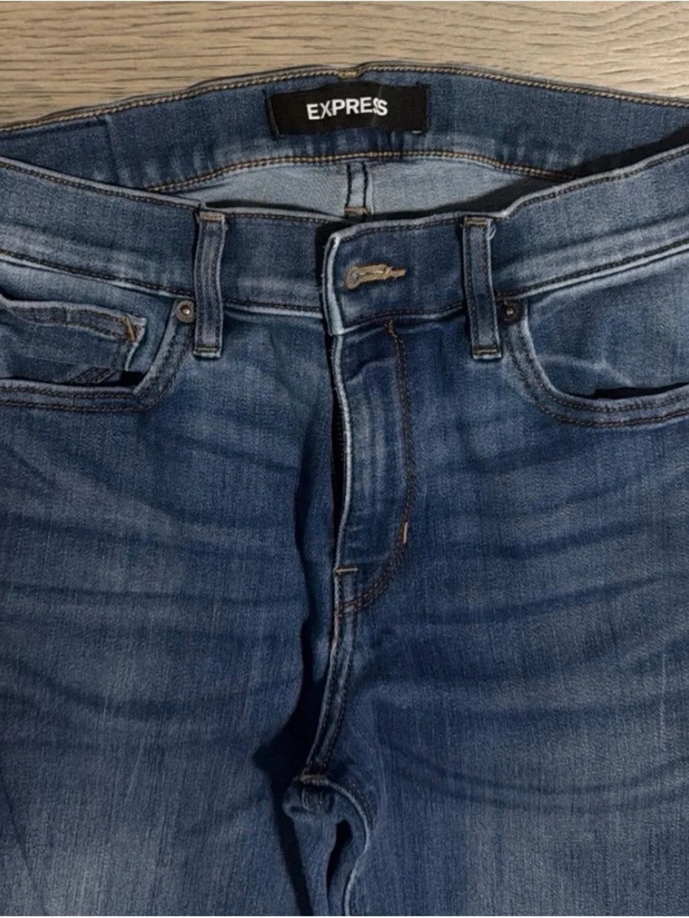 Express Barely Boot Jeans 6 - Picture 2 of 4